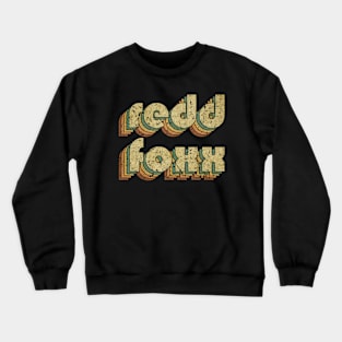 Redd Foxx // Vintage Rainbow Typography Style // 70s Crewneck Sweatshirt